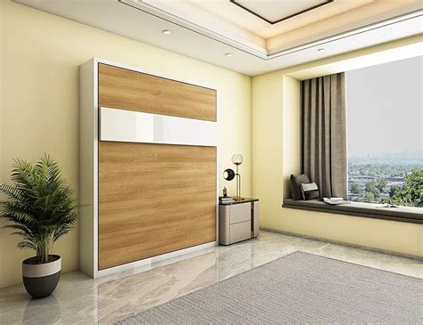 Cubit Home Double Wall Bed Foldable | Modern Wall Mounted Double Bed ...