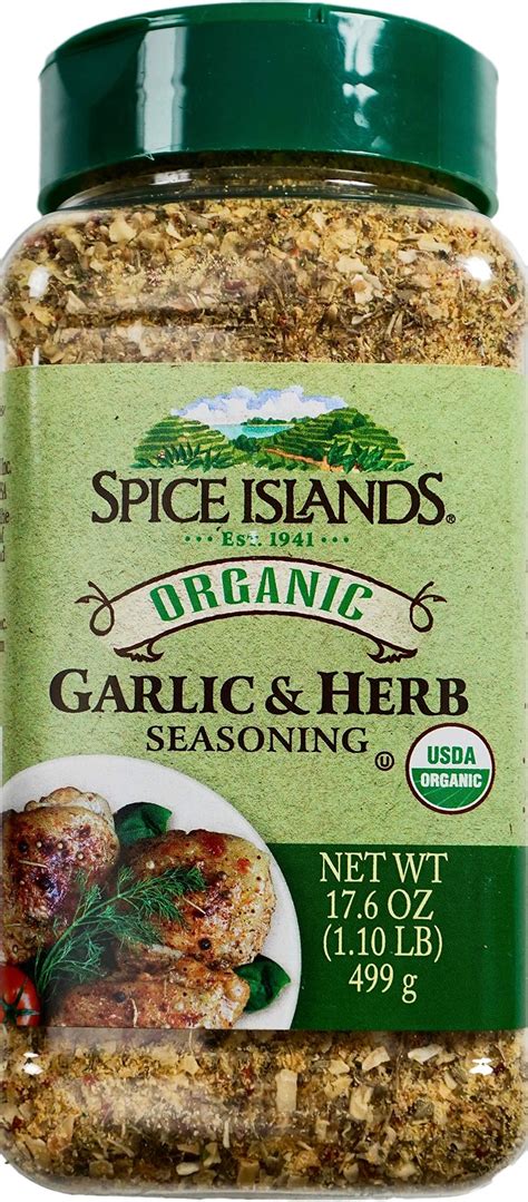Amazon.com : Kinder's Organic Garlic & Herb with Sea Salt & Lemon ...