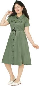 Billion Girls Below Knee Casual Dress Price in India - Buy Billion ...