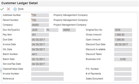 Image result for JD Edwards Tutorial Download Customer Ledger