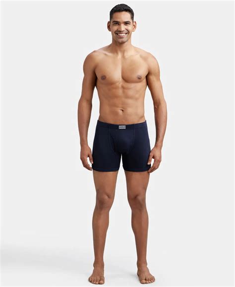 Buy Super Combed Cotton Rib Solid Boxer Brief with Ultrasoft and ...