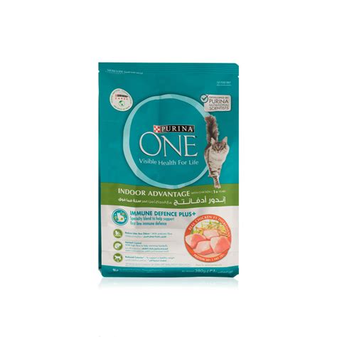 Purina One Adult Indoor Dry Cat Food with Chicken 380g - Spinneys ...