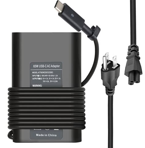 Amazon.com: 65W 45W Dell Laptop Charger USB C for Dell Latitude 5420 5520 5320 7420 7430 7400 ...