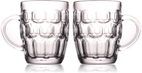 Amazon.com | Libbey Dimple Stein Beer Mug - 19.25 oz,0.5 litres: Beer ...