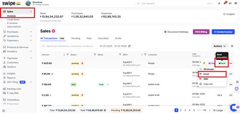 How to Add CC E-mails while sending the Invoice through Sales Dashboard ...