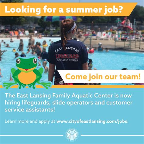 City of East Lansing on Twitter: "Looking for a summer job? The # ...