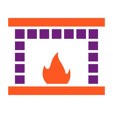 Fireplace vector icon design illustration | Premium Vector