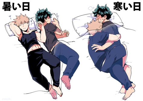 midoriya izuku and bakugou katsuki (boku no hero academia) drawn by ...