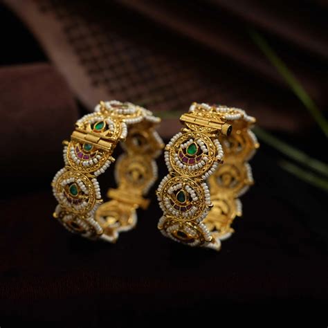 Kundan Bangles | Polki Bangles | Trendy Design | Shop Now