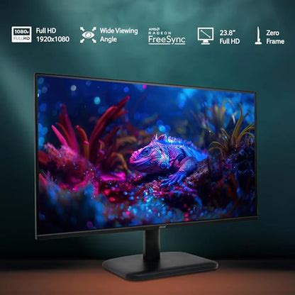 Acer EK240Y P6 23.8" 144Hz 1ms Full HD IPS LED Monitor HDMI & VGA Port ...