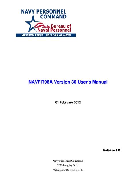NAVFIT98A Form - Fill Online, Printable, Fillable, Blank - pdfFiller