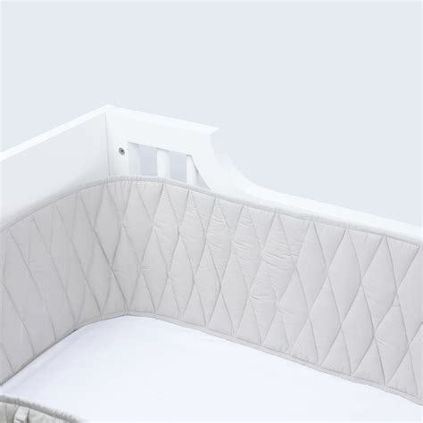 Luxury Quilted Organic Cotton Cot Bumper | Masilo