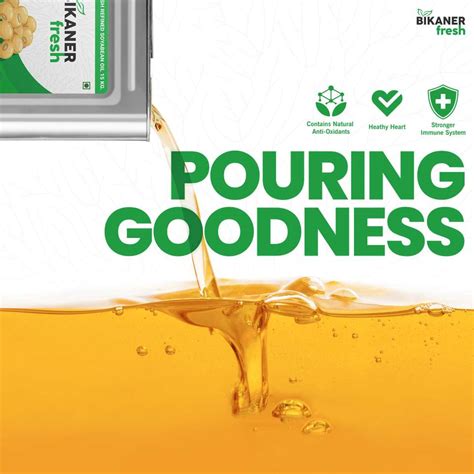 Bikaner Fresh Soyabean Oil 15 Litre Tin Refined & Pure, Best for Daily ...
