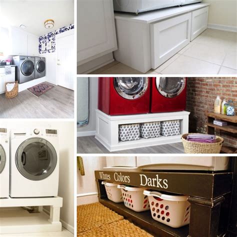 8 DIY Washer Dryer Pedestal Ideas