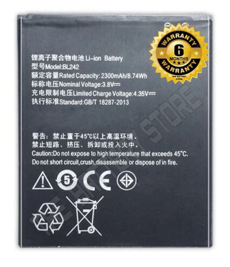 THE BATTERY STORE® Original BL242 Battery for Lenovo A6000 / K3 / K30-W ...