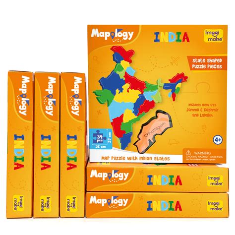 States of India Map Puzzle - Educational Toy & Learning Aid for kids ...