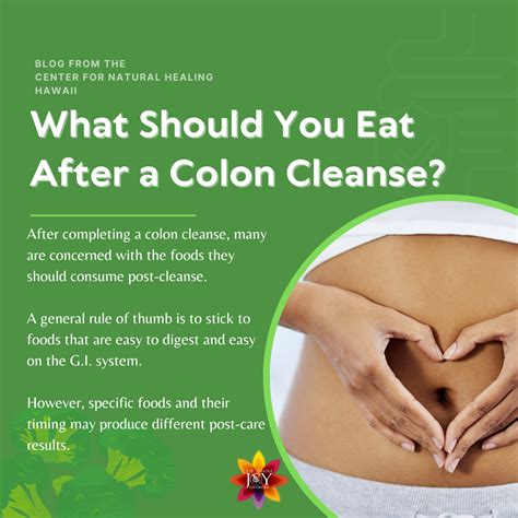 What to Eat After a Colon Cleanse? - Dr. Diana Joy Ostroff
