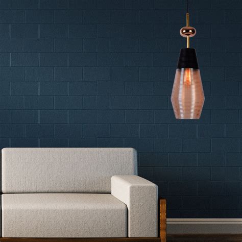 Glass Cylinder Pendant Light | Starry Night