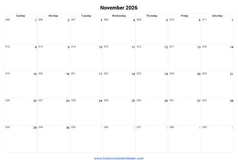 How Many Days Until November 20 2026 How Many Days In 2026 - PrimaNYC.com