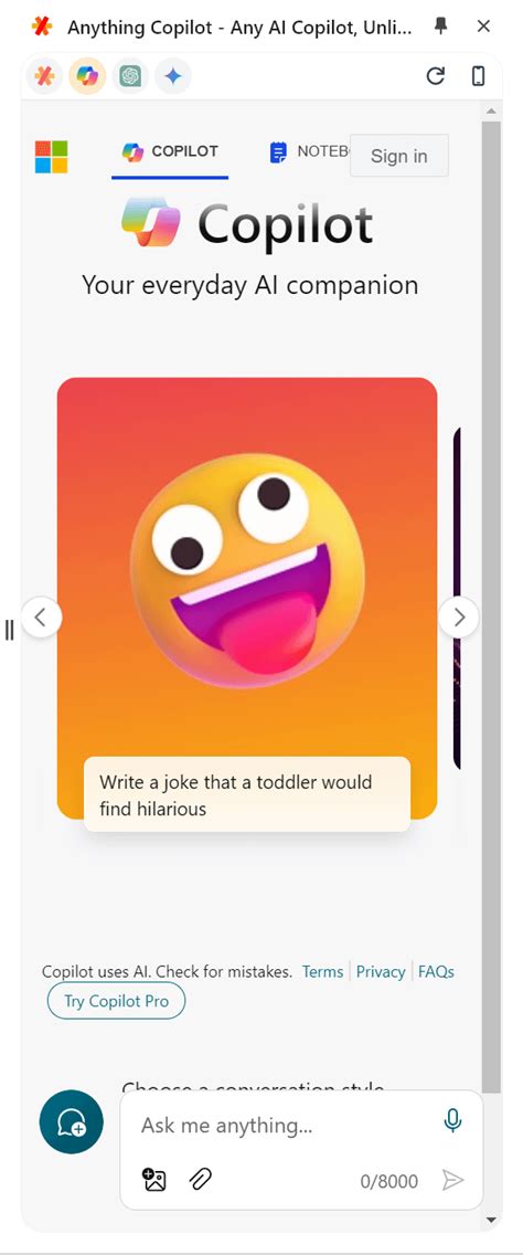 Bing Co-Pilot Sidebar 的图像结果
