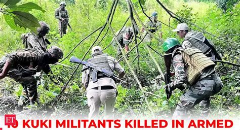 10 Kuki militants killed in Manipur after they attack CRPF camp, 1 ...