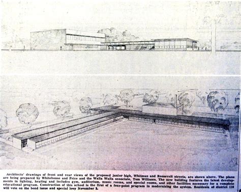 History of Walla Walla Public Schools: Pioneer Junior High Construction ...