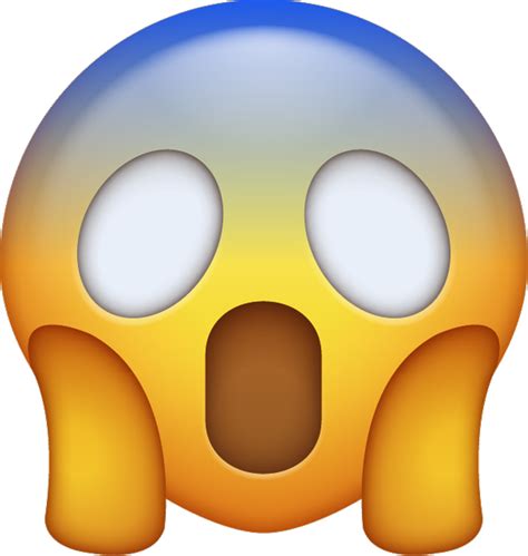 Download Shocked Face Emoji.png | Wallpapers.com