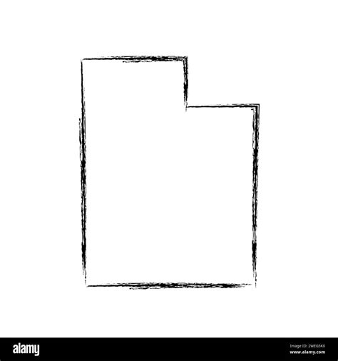 Utah State Outline Utah – Map Outline, Printable State, Shape,