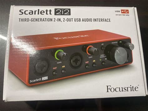 【売り切り御免！】 AUDIO FOCUSRITE ENGINEERING 2I2 SCARLETT その他 ...