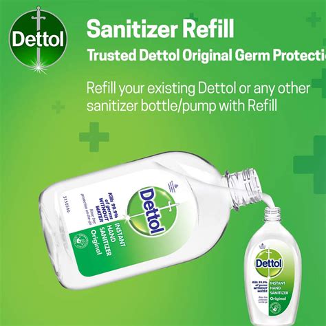 Buy Dettol alcohol based Instant Hand Sanitizer Refill Online | HealthyHome
