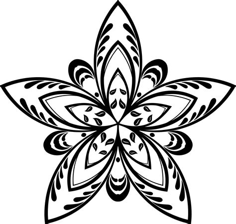 Flower star clipart 20 free Cliparts | Download images on Clipground 2025
