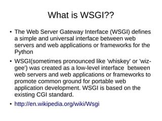 Image result for WSGI Tutorial