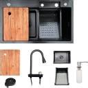 Exotik 30X18 MULTIFUNCTION Multi Function Kitchen Sink Vessel Sink ...