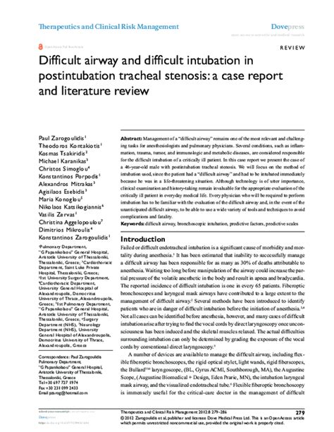 Image result for Study Report About Difficult Intubation