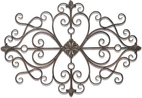 Amazon.com: Sintosin Vintage Scroll Wrought Iron Wall Decor 36" x 24 ...
