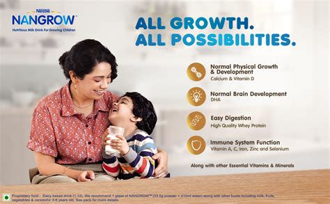 Nestle NANGROW Nutritious Milk Drink for Growing Children (2-5 years ...