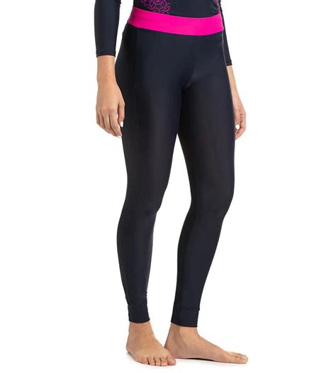 Buy Speedo Active Legging - True Navy - Electric Pink Swimactive Online ...