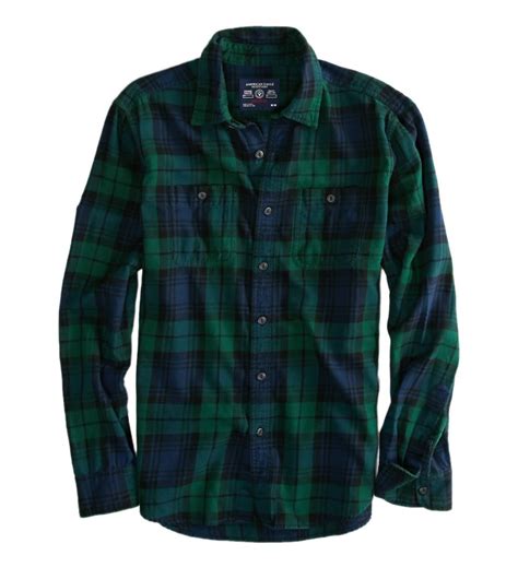 AE Heritage Flannel Shirt | Shirts, Blue flannel shirt, Mens outfits