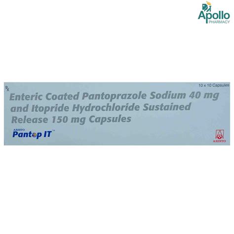 Pantop IT Capsule 10's Price, Uses, Side Effects, Composition - Apollo ...