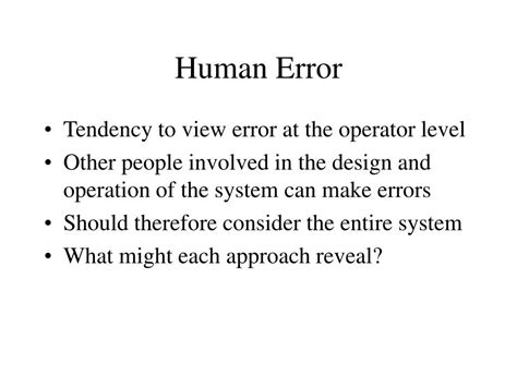 Common Factors of Human Error 的图像结果