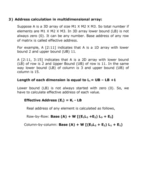 Image result for Address Calculation Formula of Array