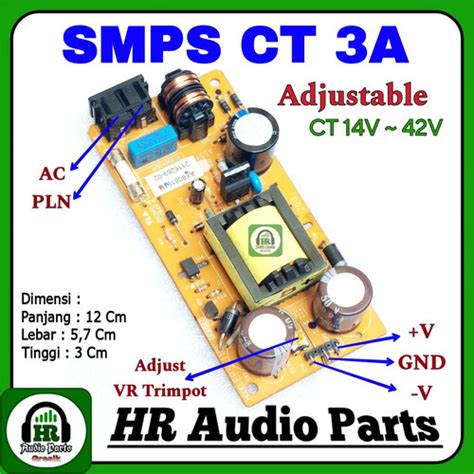 Jual SMPS CT Switching Power Supply Adjuster ct 14 - 42V 3A For ...