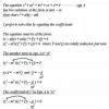 Roots of the equation x4 - 2x3 – 5x2 - 7x+10=o are a, Bord and that of ...