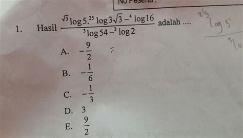 Hasil Dari Akar 3 Pangkat 2 Adalah