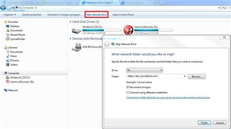 WebDAV Client How to Add Network Drive 的图像结果