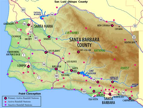 Santa Barbara Wineries Map