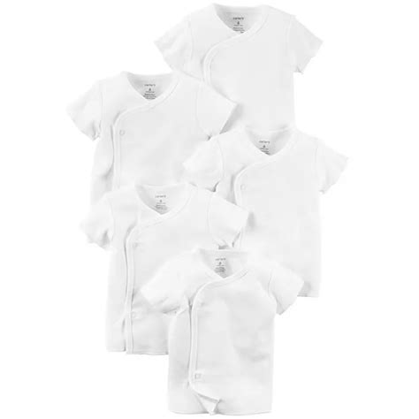 Baby Carter's 5-pk. Solid Side-Snap Tees