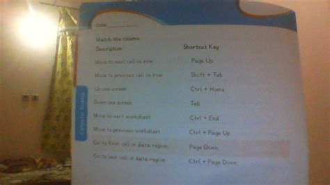 match the column computer subject summer work - Brainly.in