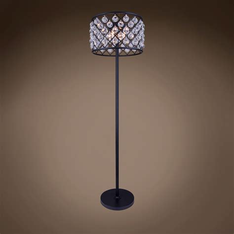 Floor Lamp With Crystal Leaves at Terrell Hubbell blog