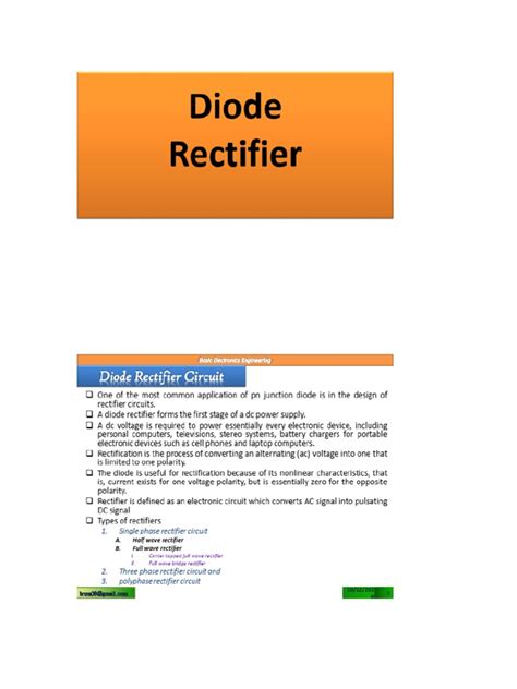 Image result for Diode Rectifier Circuit